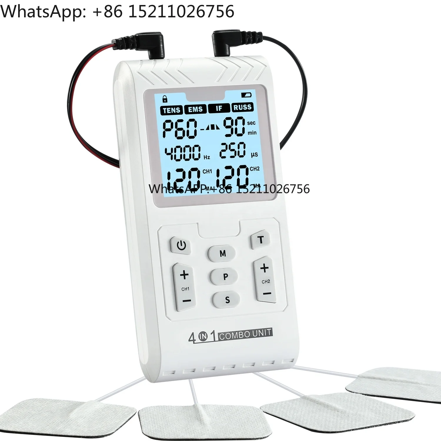 high-frequency-4-in-1-tens-ems-ift-russ-physiotherapy-device-adjustable-60-programs-120-intensity-levels-for-muscle-stimulation