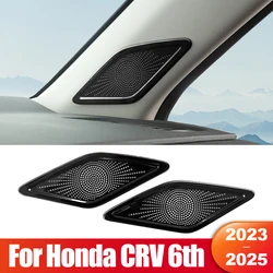 For Honda CR-V CRV 6th Gen 2023 2024 2025 Hybrid Car Front Window A Pillar Audio Speaker Tweeter Cover Trim Accessories