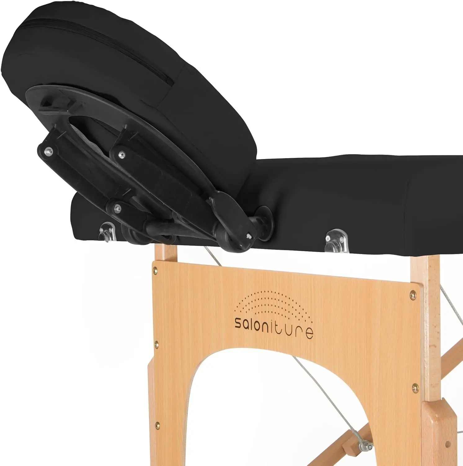 Professional Portable Folding Massage Table with Carrying Case - Black