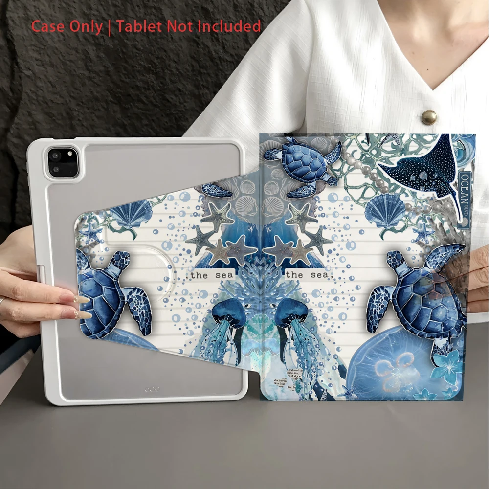 

Case for Samsung pad,Foldable Tablet Case Compatible with Samsung For Galaxy Tab S7/S8/S9
