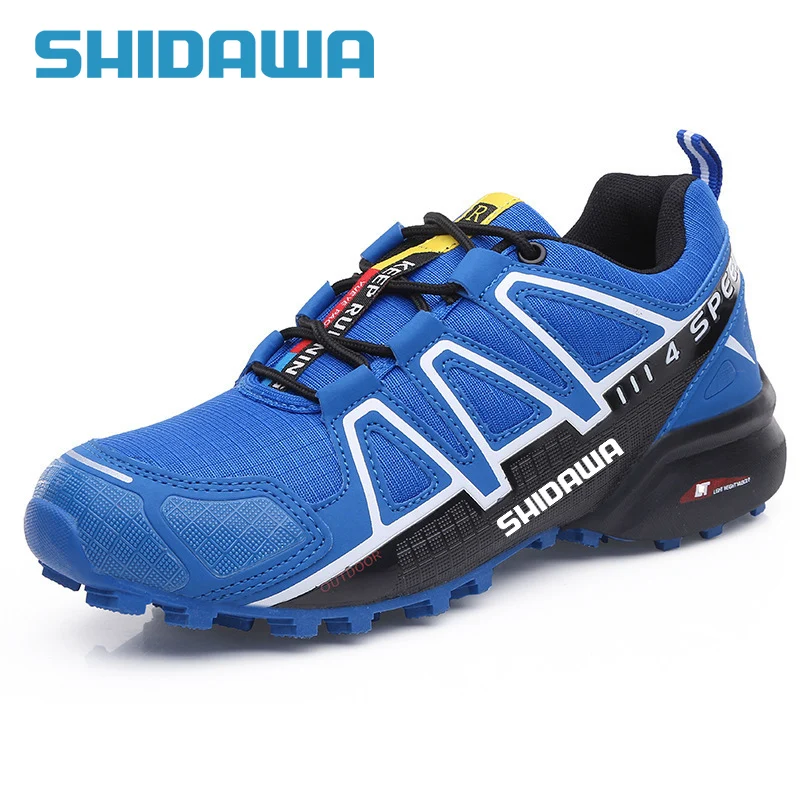 Fashion Men Fishing Shoes Outdoor Non-slip Wear-resistant Cross-country Hiking Cycling Shoe Comfortable Breathable Sneakers39-47