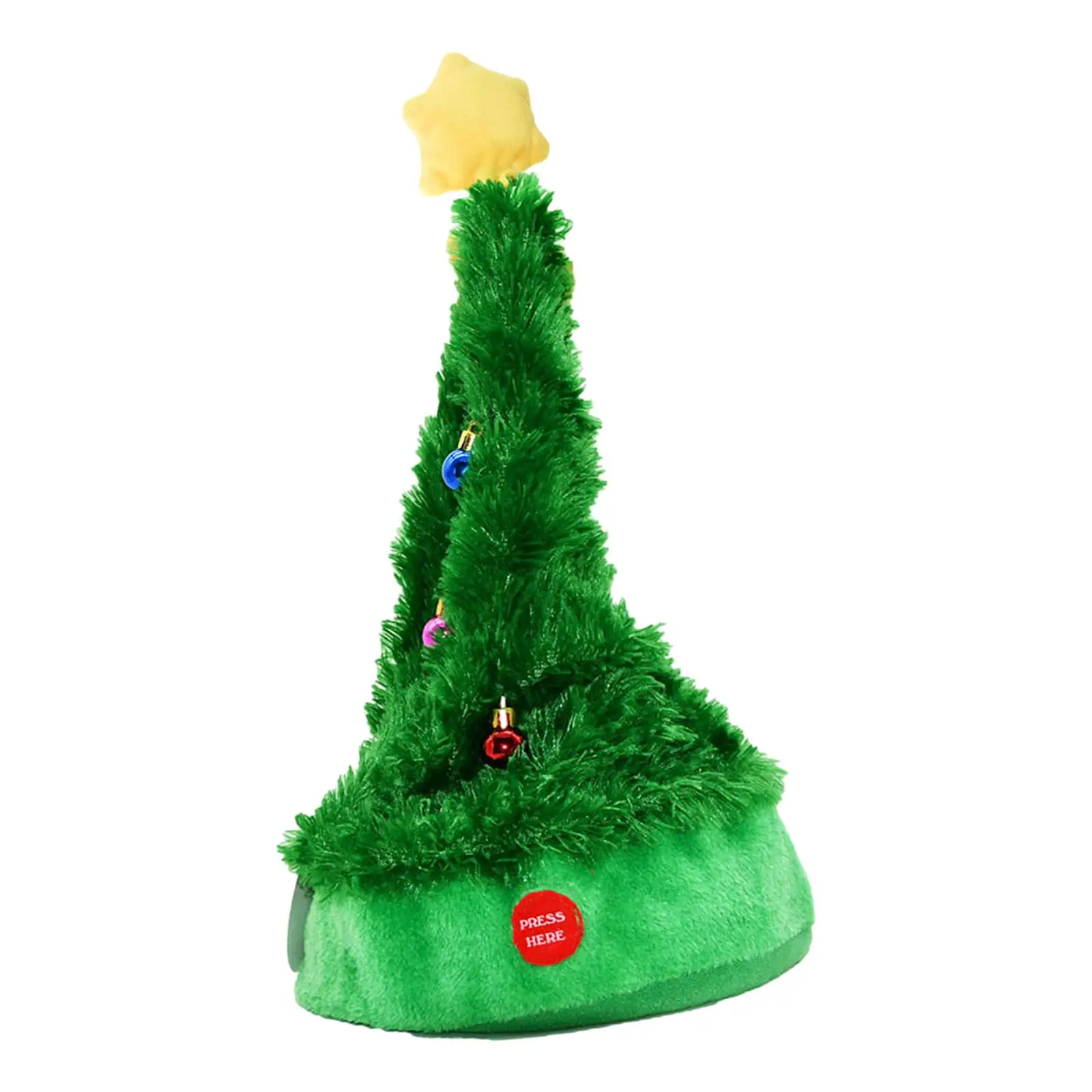 قبعة سانتا الكهربائية لعيد الميلاد، أغطية الرأس المتحركة، قبعة ترفيهية للأطفال الأولاد للاحتفال بالعطلات