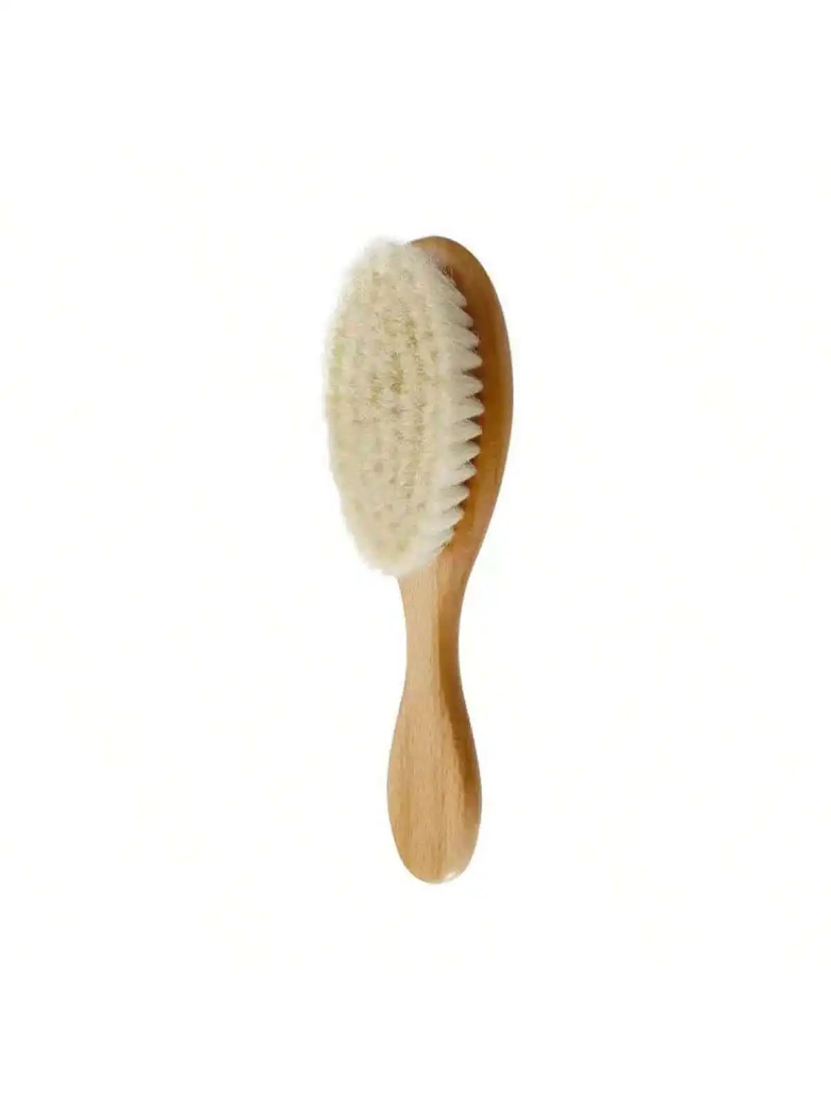 Portable Wooden Hair Brush Comb with Soft Bristles and Head Massager - Perfect for Detangling and Stimulating Scalp Circulation