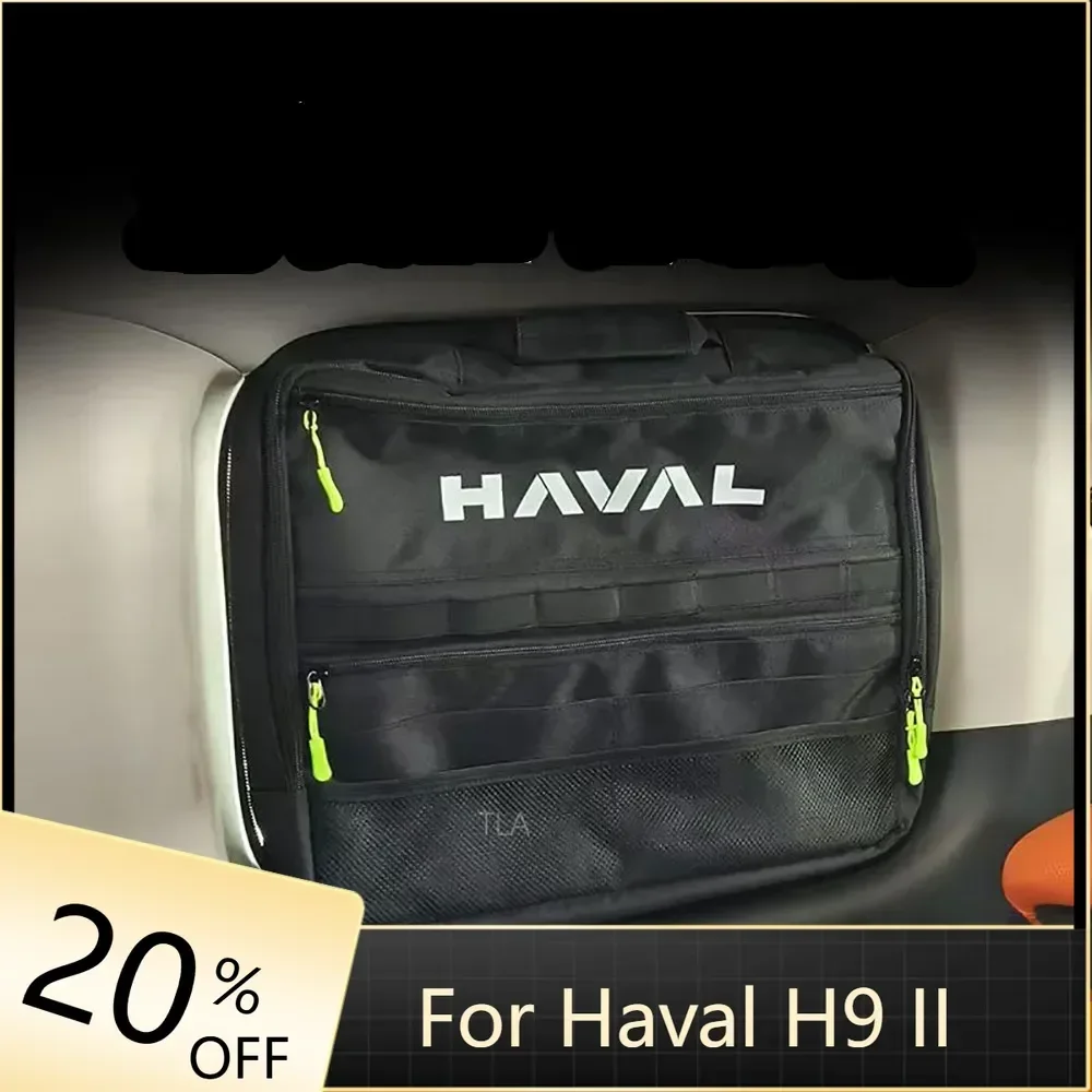 Trunk Side Window Storage Bag Expands Storage Space  Fit For Haval H9 II 2024 2025 2nd Gen For Outdoor Camping Storage Bag