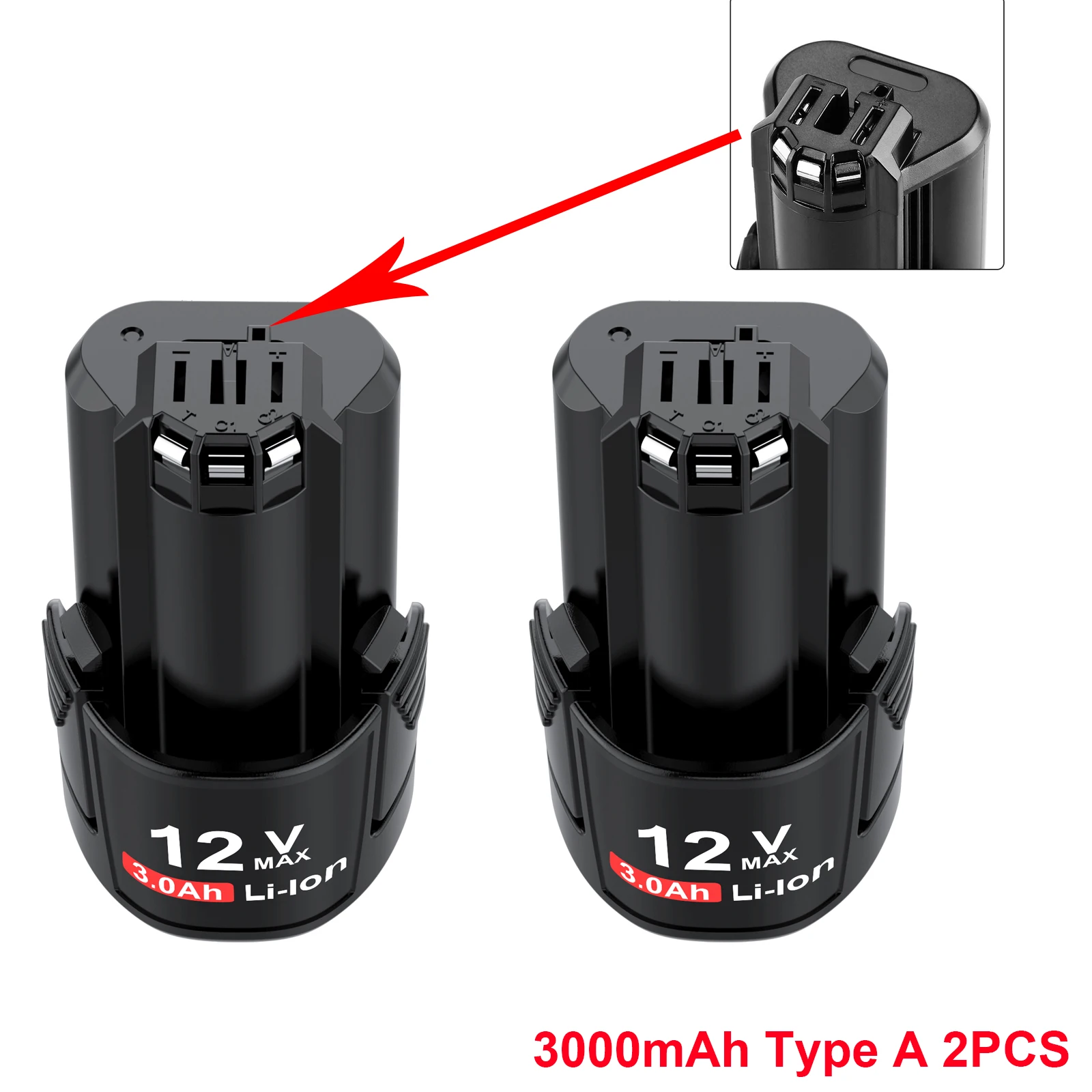 Turpow 12V 6000mAh Li-Ion BAT420 Ersatz Batterien Für Bosch BAT411A BAT412 BAT413 BAT412A 10,8 V Max Power Tools batterie