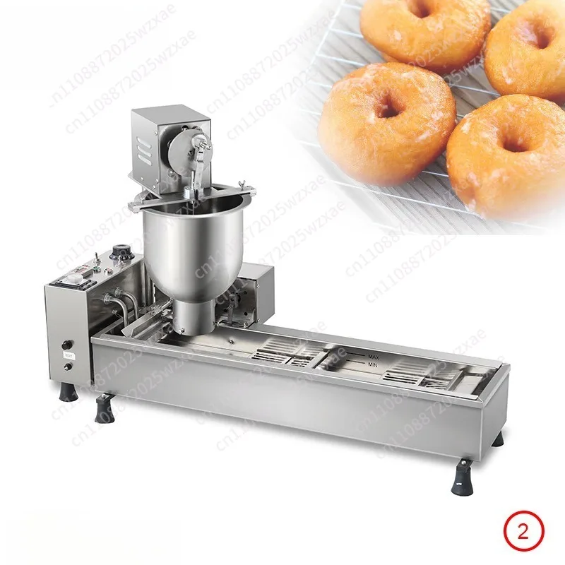 110/220V Commercial Electric Donut Machine with Automatic Counting Ball Donuts, Set of 3 Pastry and Baking Moulds
