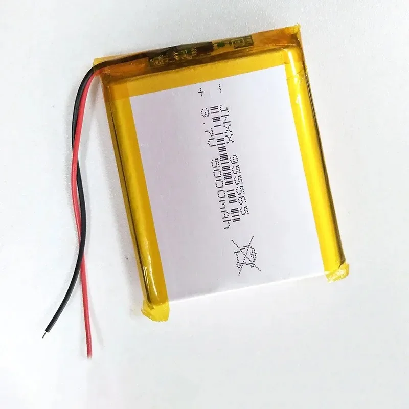 New 955565 Lithium Polymer Battery 3.7V 5000mAh Rechargeable Lipo Batteries for Mobile Power GPS Locator Camera Tablet PC DVD