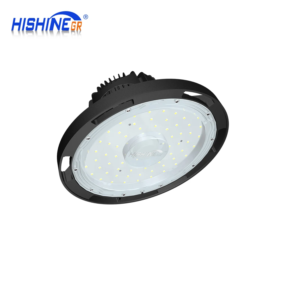 Geïntegreerde Sensor Verbergen Ufo Led High Bay Licht Ip65 100W 140lm Led Industriële Magazijn Werkplaats Fabriek