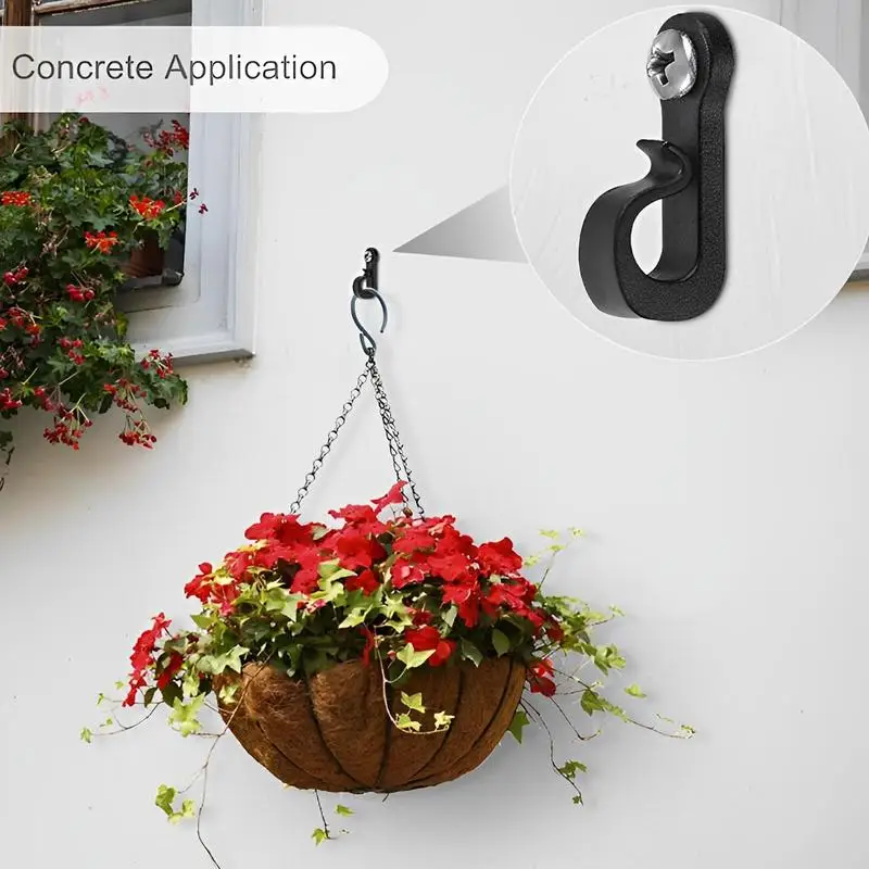 String Lights Hooks 20pcs Christmas Light Clips Q Shape Press Buckle Plant Hooks Screw Fixed For Small Plants Eaves Street Light image 3