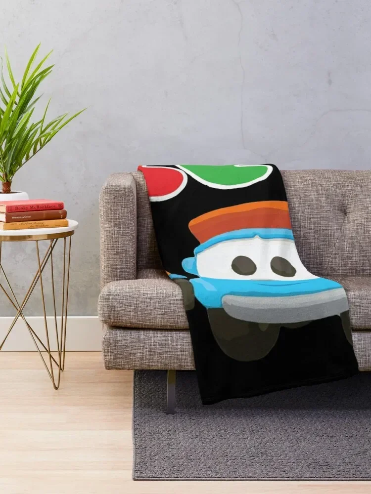 leo the truck, lifty and scoop Throw Blanket Bed Cute anime For Sofa Thin Blankets