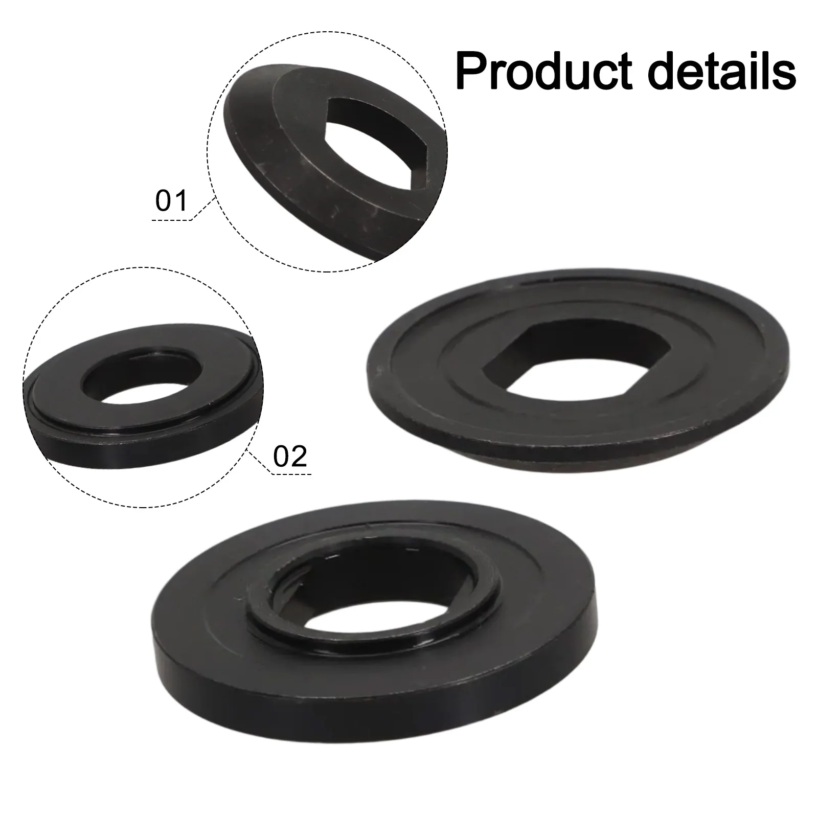 

Комплект из 2 шт. внешних фланцевых шайб 224409-4 и 224412-5 для циркулярных пил DSS610, DSS611, BSS610, BSS611 (запасные части)