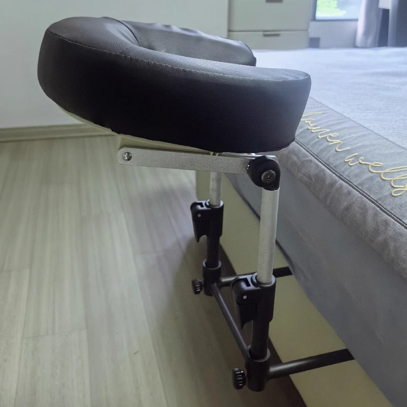 ‌Adjustable Massage Cradle, Portable Face Hole Bed Pillow, Foldable Support Frame - Eye Recovery Pillow, Spa Table Accessories