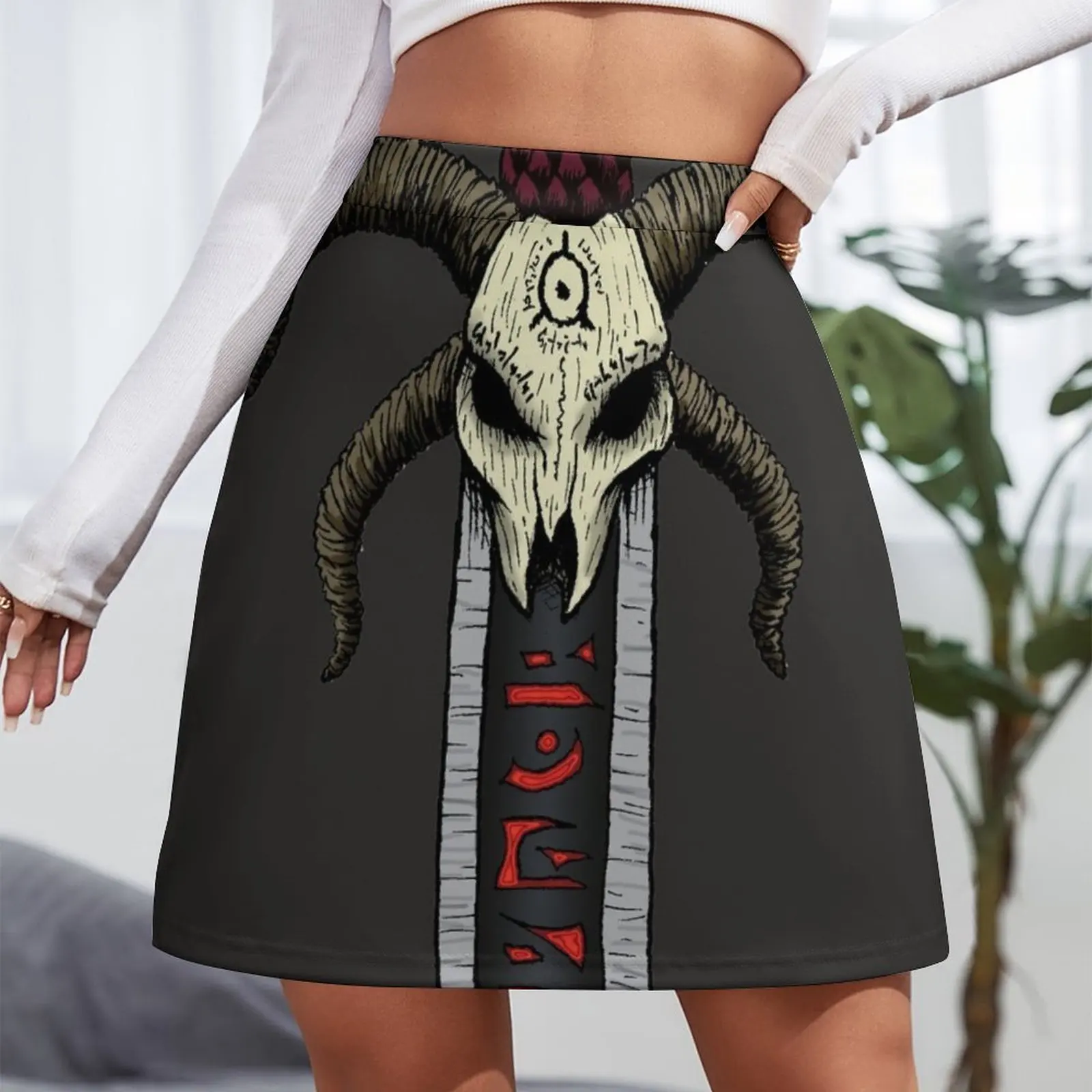 Dagger of the Cult of the Elder Dragon Mini Skirt women clothing 2023 new arrivals Short women′s skirts