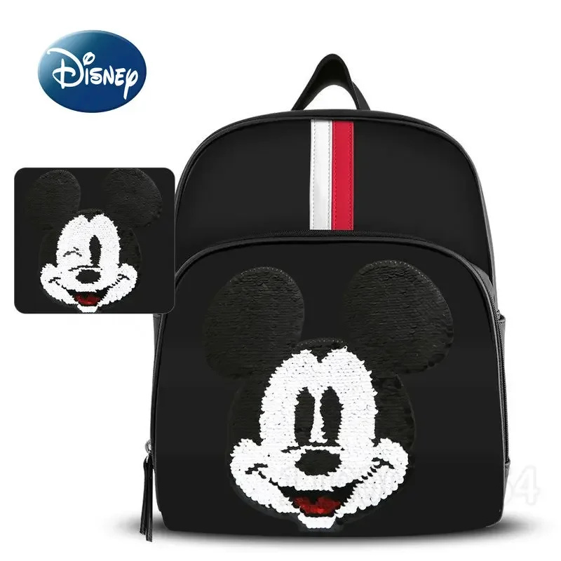 Disney Mickey Minnie's New Diaper Bag Backpack Luxury Brand Original Baby Diaper Bag Cartoon Fashion Baby Bag Large Capacity