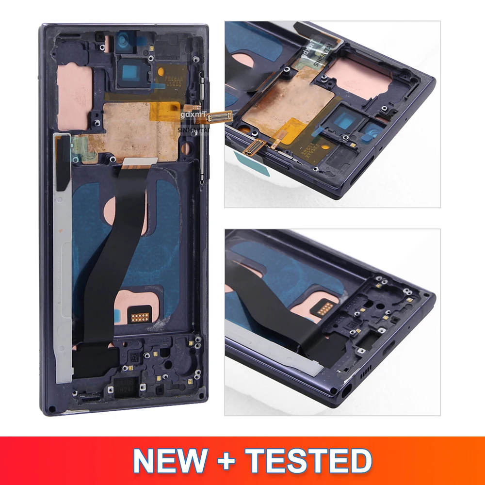 TFT LCD-scherm voor Samsung Galaxy Note10 N970F N970F/DS Display LCD-scherm met touchscreen Digitizer Vergadering Vervanging