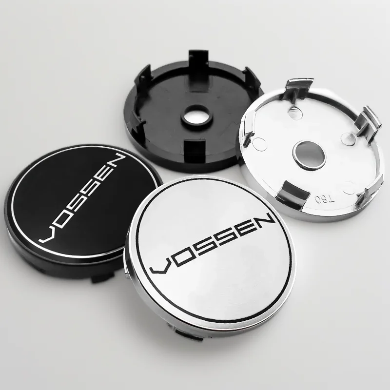 

4pcs 56mm 60mm Car Styling Vossen Wheel Center Hub Caps Rim Cover Badge Emblem Sticker Auto Accessories