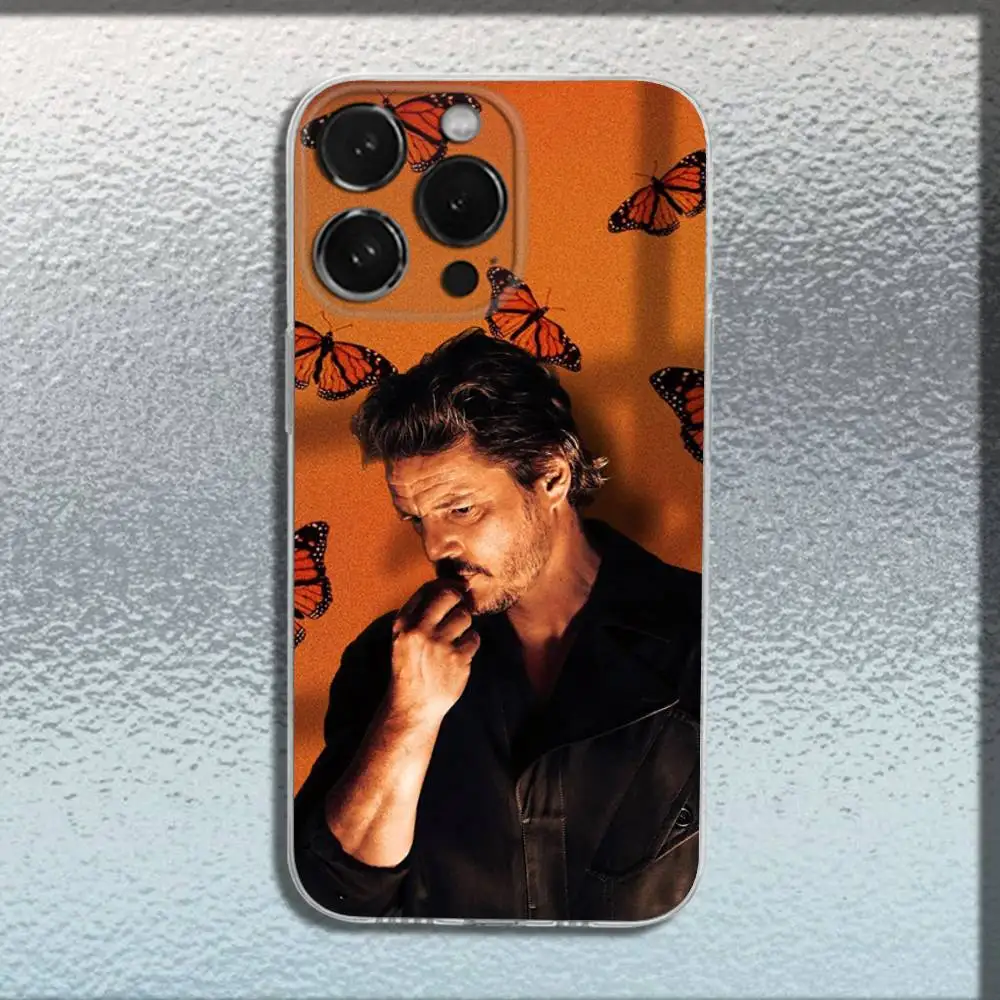 P-Pedro A-Actor Pascal Phone Case For iPhone 17,16,15,14,13,12,11,Pro,Max,Plus,E,SE4,Air,Mini Transparent Cover