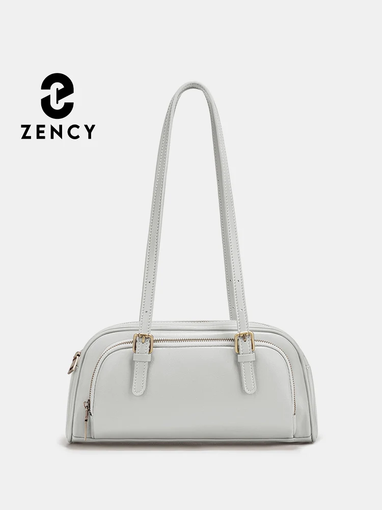 

Zency Fashion Cowhide Handbag Trendy 2025 Women Underarm Bag Genuine Leather Birthday Gift Shoulder For Wife Lover Girlfriend