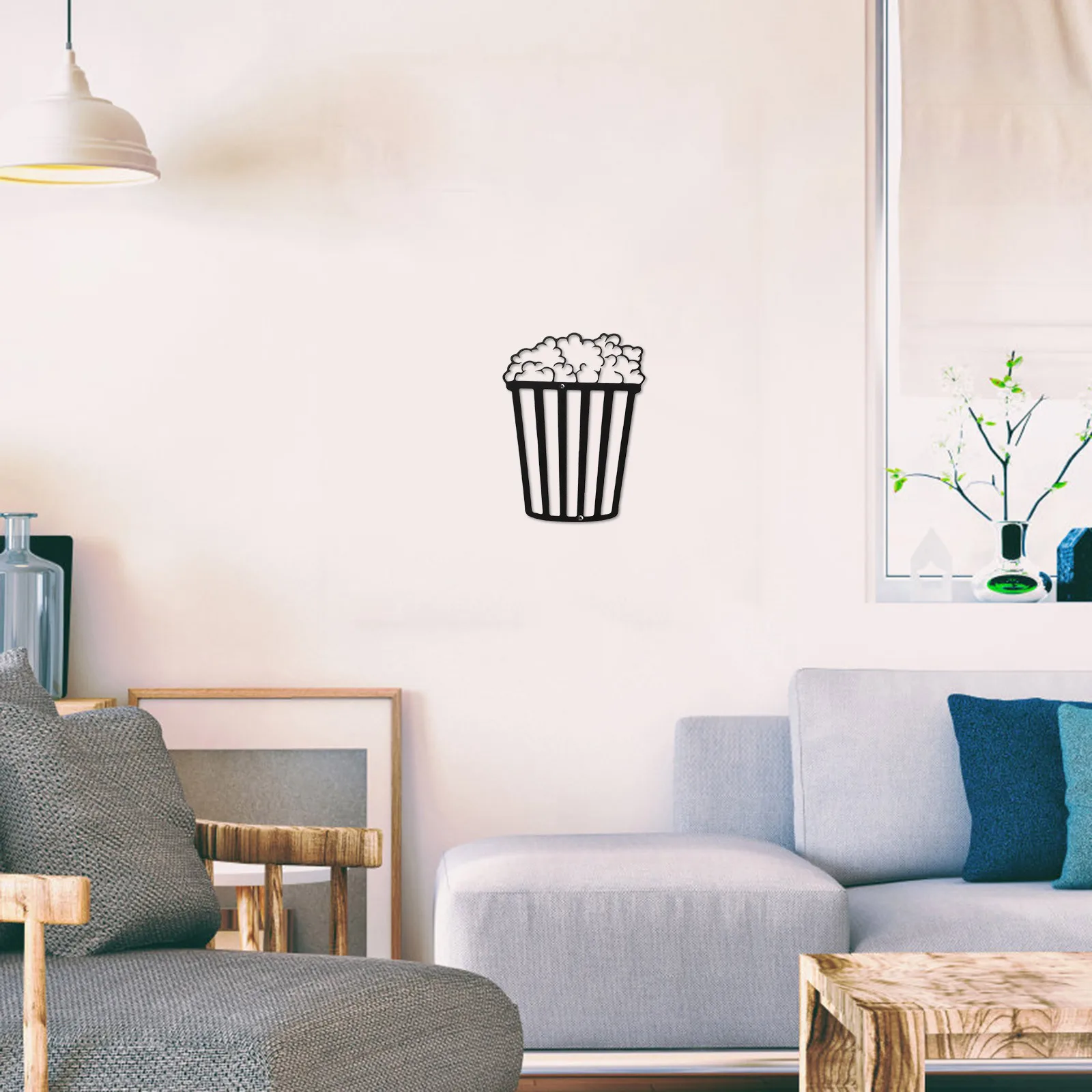 

Retro Movie Room Decor Film Strip Wall Art Vintage Cinema Decoration for Party Theme Decorations Metal Popcorn Wall