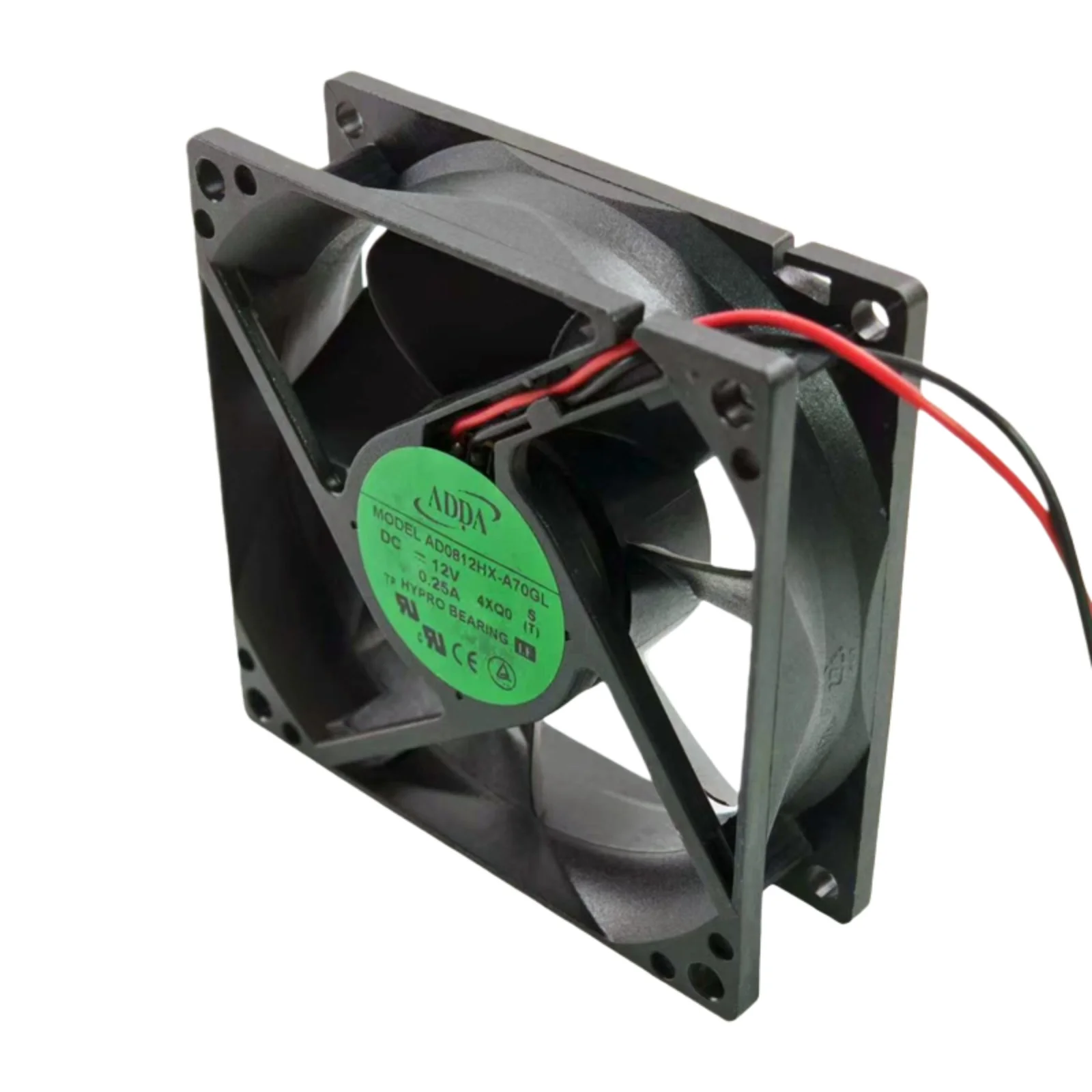 ل ADDA AD0812HX-A70GL 80x80x25 مللي متر تيار مستمر 12 فولت 0.25A HYPRO تحمل مروحة التبريد 3000 دورة في الدقيقة 40.26CFM منخفضة الضوضاء مروحة صناعية #1