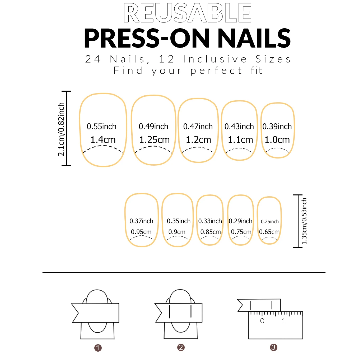 24 Stück: Verschönern Sie Ihren Look mit kurzen, quadratischen Kunstnägeln mit einem rosa-weißen Farbverlauf, 1 Nagelfeile & 1 Nagelkleber-Aufkleber-Set. – Detail 12