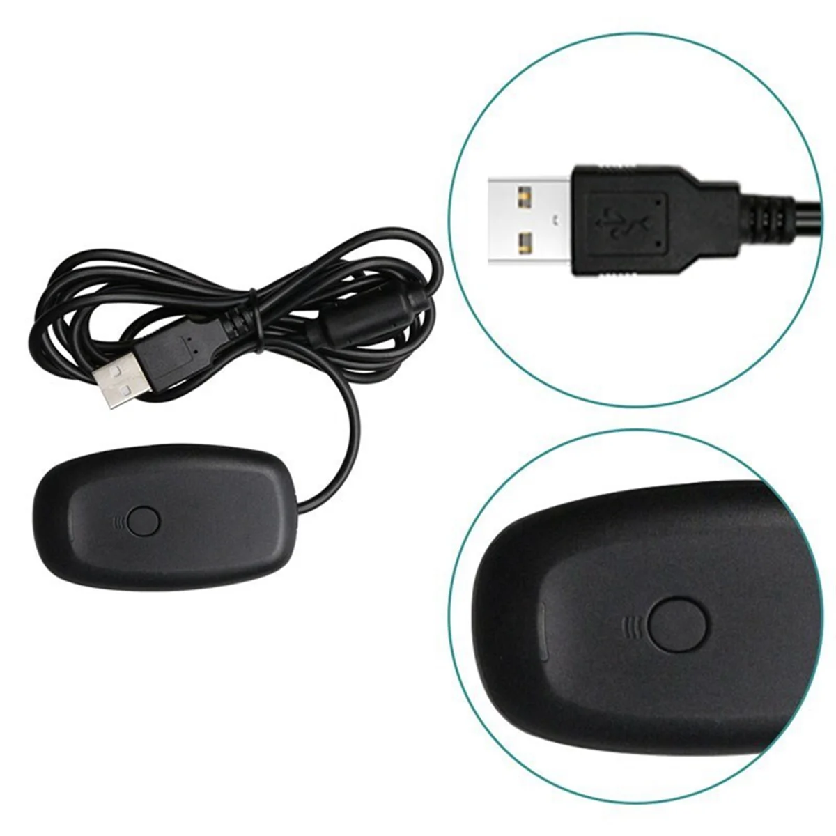 A04R For Xbox 360 Wireless Gamepad PC Adapter USB Receiver Supports Win7/8/10 System for Microsoft Xbox360 Controller Console