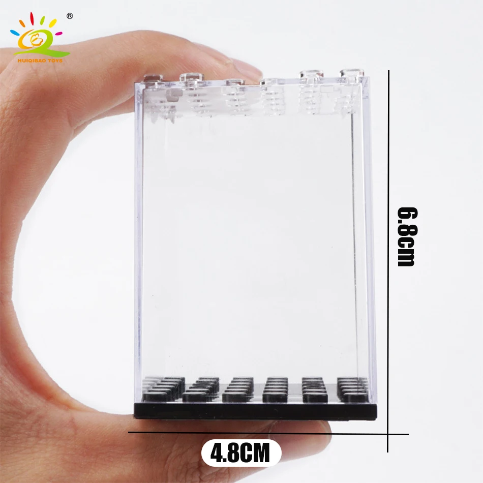 HUIQIBAO Dustproof Display Case Box Show Case For Model Collection Building Blocks Figures Display Box Bricks Kid Toys Children