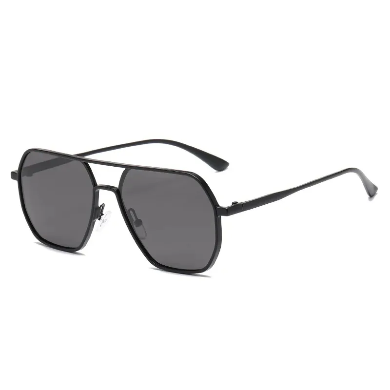 Vintage Polarized Sunglasses Men Fashion Black Shades Eyewear Retro Trendy Brand Design Sun Glasses for Driving Fishing Unisex view 3