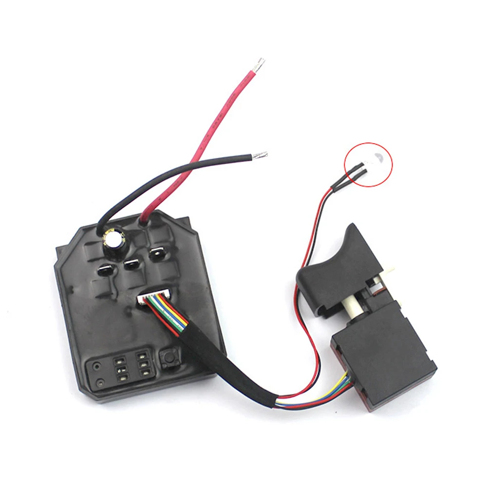 

Power Tool Angle Grinder Switch Brushless Electric Wrench Speed Adjust Switch for 2106 Wrench Accessories Drive Control Board