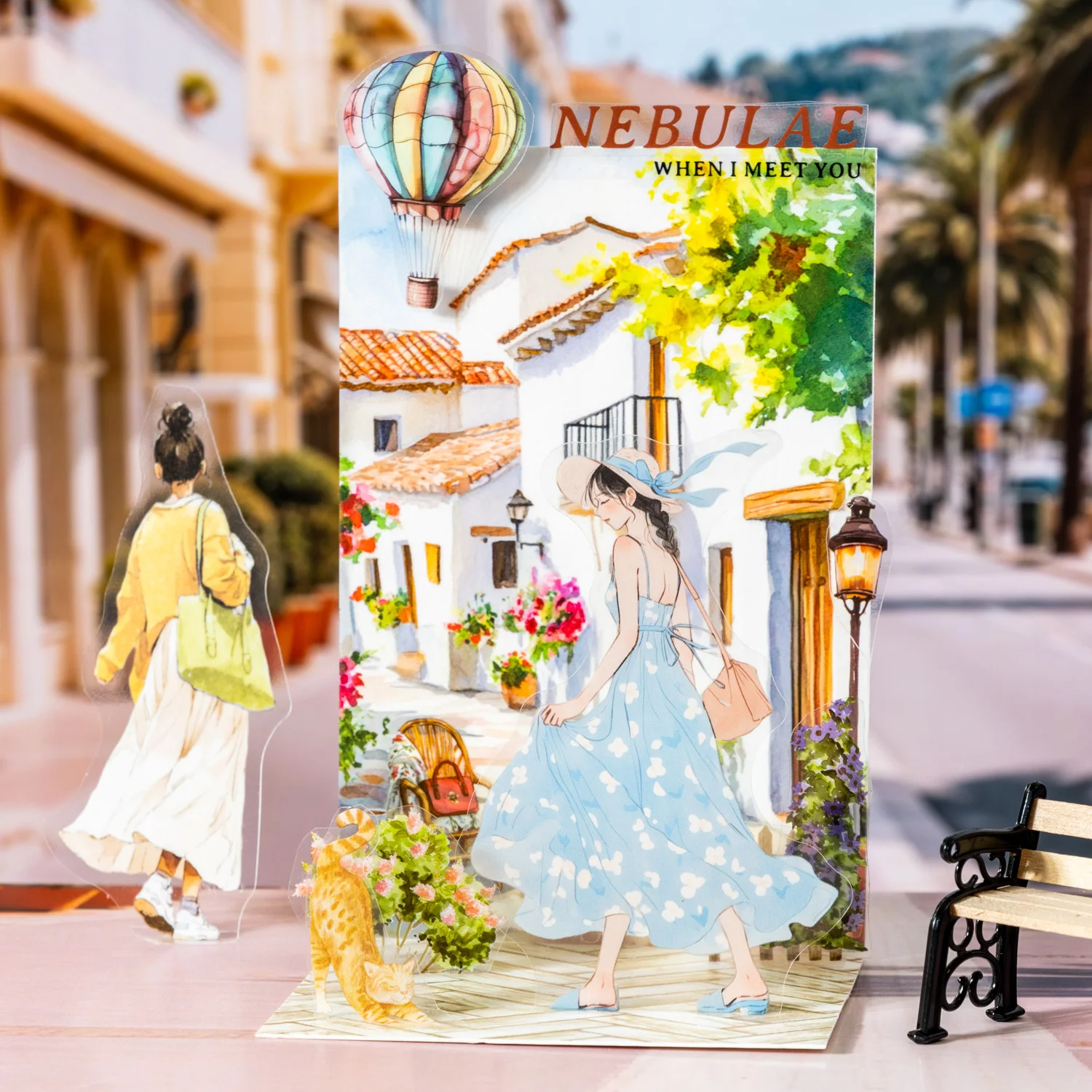 20 Sheets Chill Vibe Aesthetic Character Fashion Daily Life Sticker Pack for Scrapbook Journal DIY Collage Photo Frame Decor