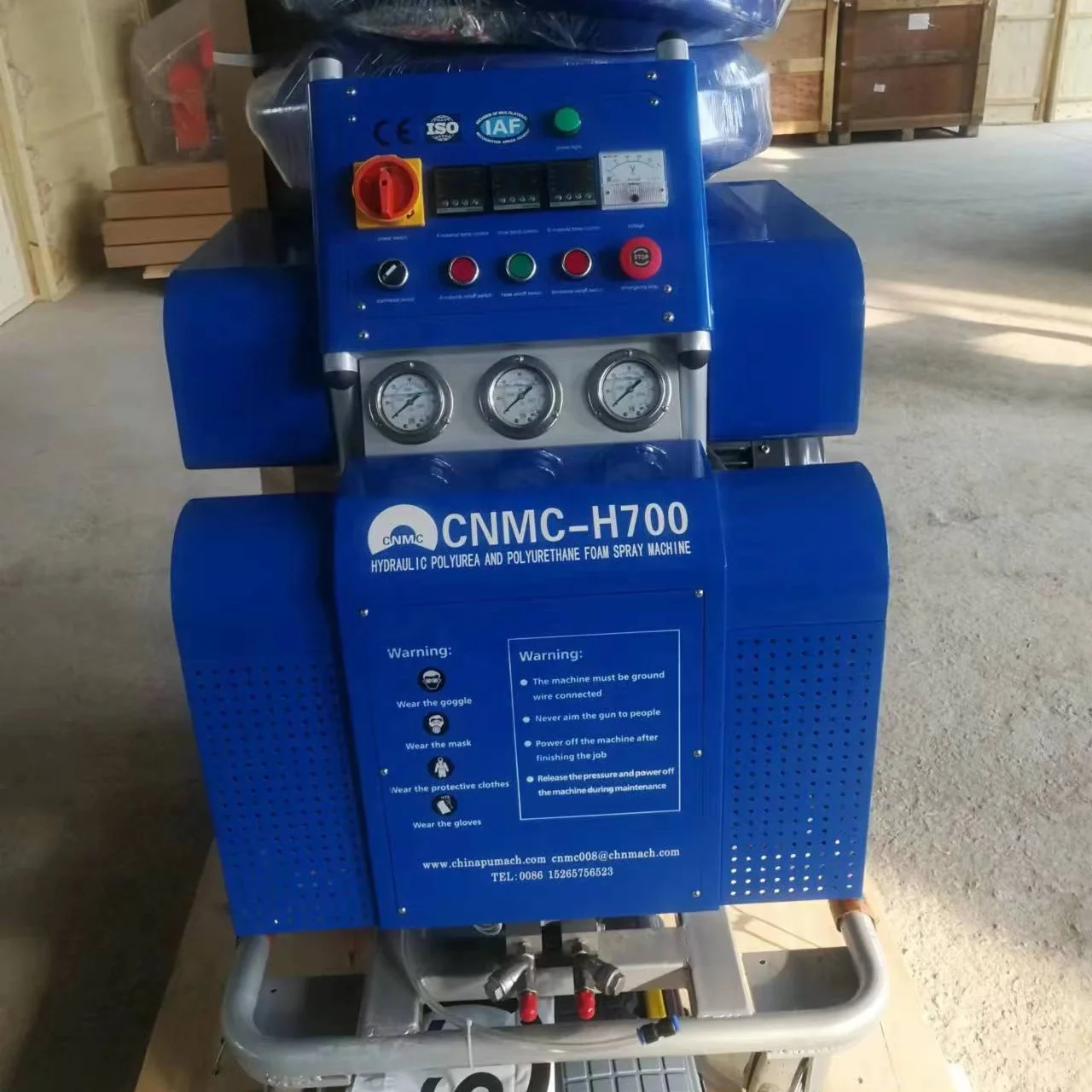 Factory Cheaper CNMC-700 Hydraulic Polyurea Spray Machine PU Polyurethane Foam Insulation Machine For Sale