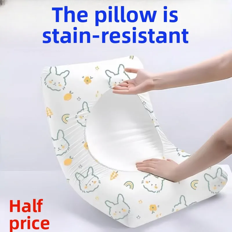 

2025 New Thickened Disposable Pillowcase Travel Pillow Towel Single Bed Linen for Train Sleeper Car And Hotel Use