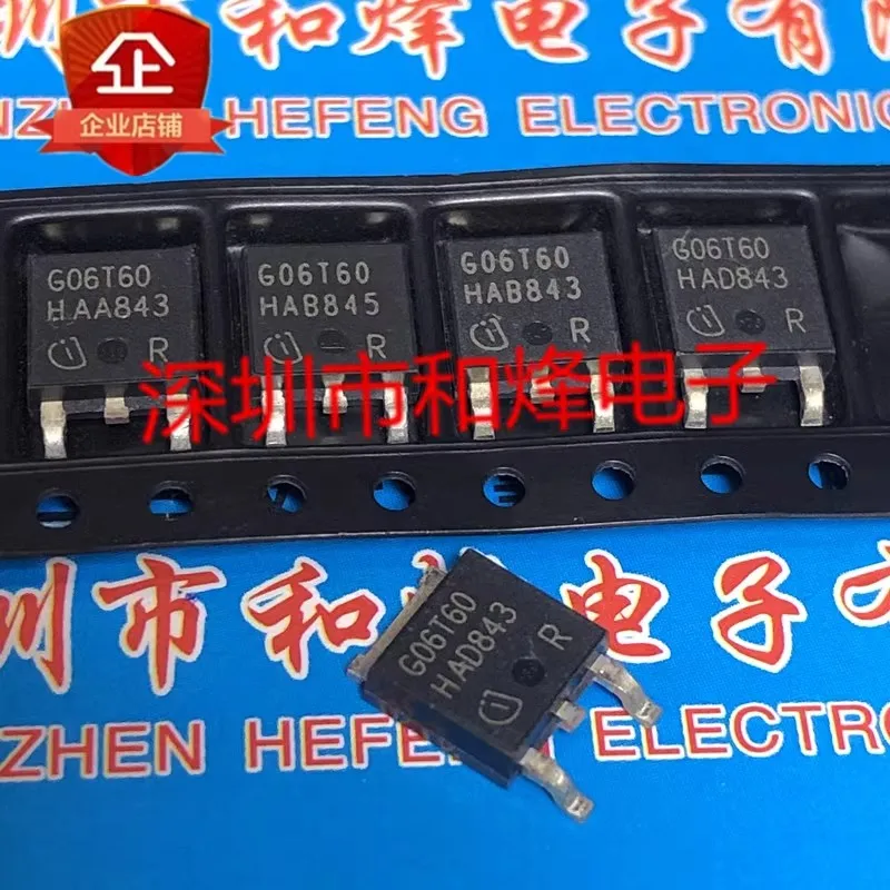 5PCS  G06T60  IGD06N60T   TO-252 600V 6A In stock