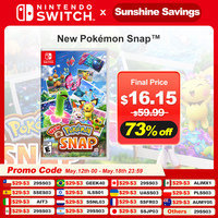 New Pokemon Snap Nintendo Switch Game Deals Original Physical Game Card Simulator Game Genre for Switch OLED Lite Console