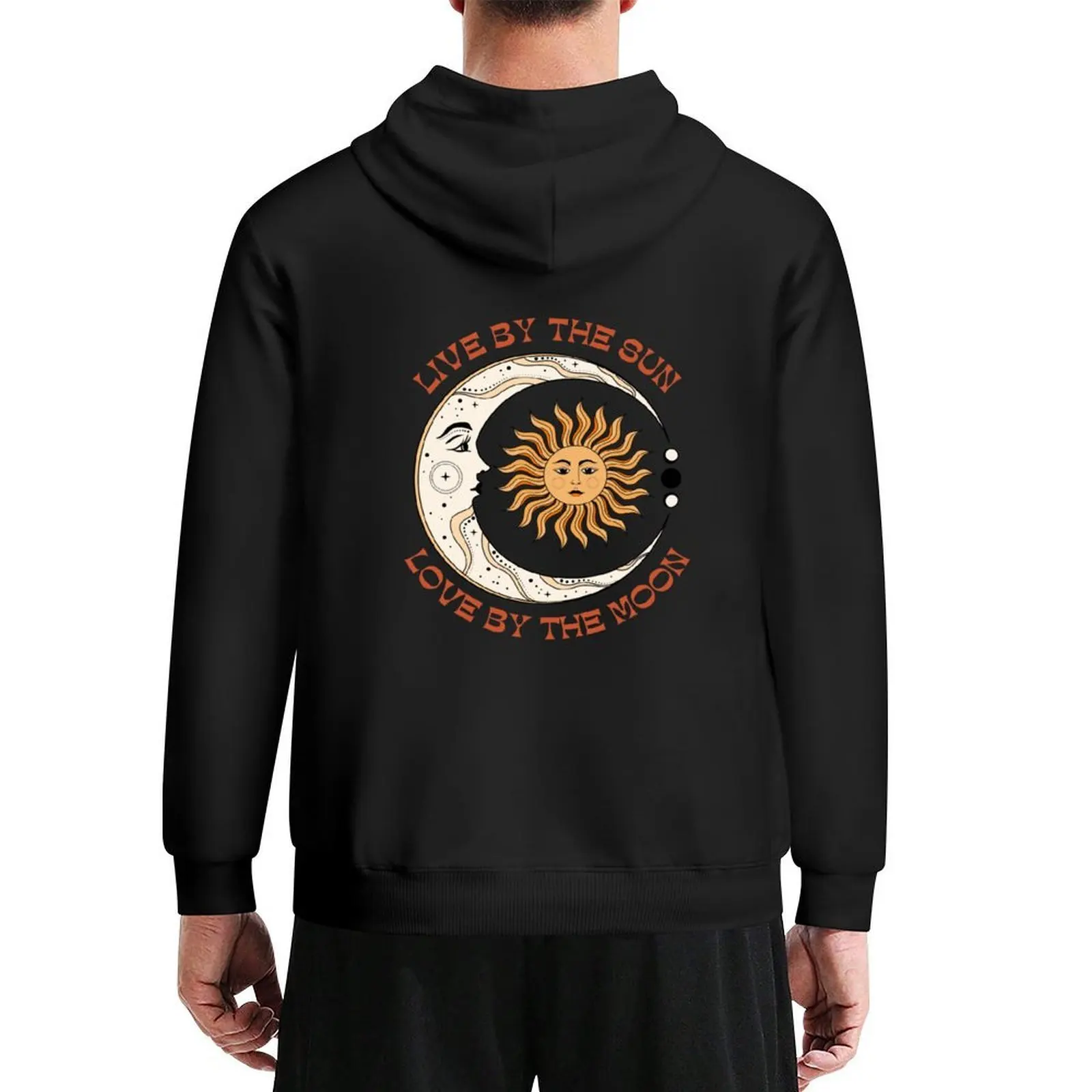 

Live By The Sun Love By The Moon Hoodie men's clothes japanese style mens designer clothes blouse new hoodies and sweatshirts