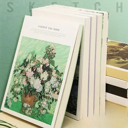 16K/32K Professional Sketchbook Hard Shell Thickened Paper Notebook Art Students Painter Pencil Drawing Dedicated Sketchbook