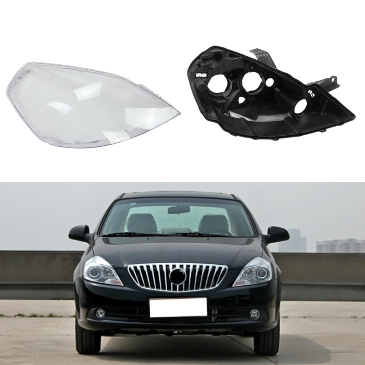

Для Buick Excelle 2013 2014 2015 2016 2017, запасные части для салона автомобиля, линзы для фар, основания капота автомобиля