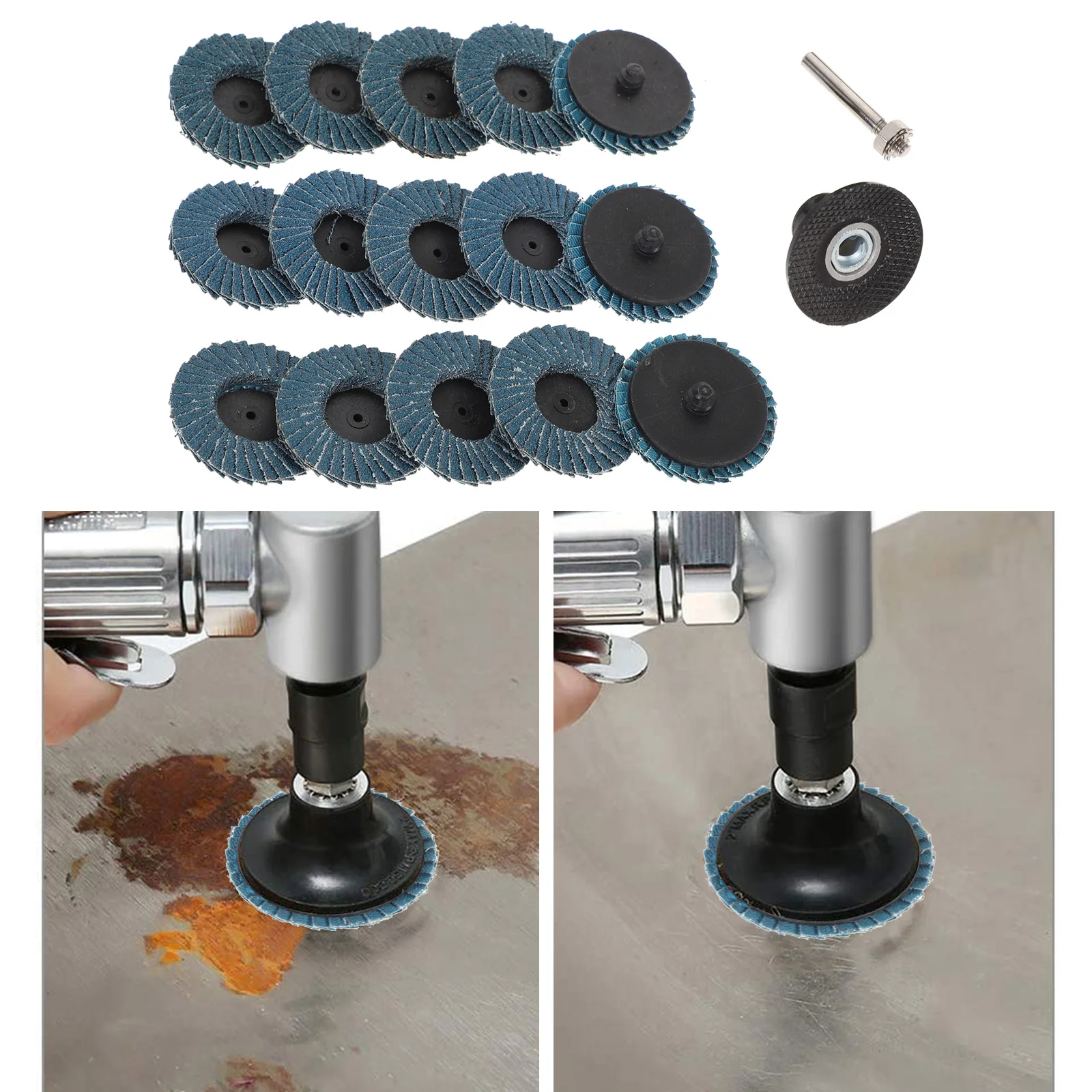 Gravel Disc Bracket Metal Polishing Kit Flap Discs for Angle Grinder Sanding Grinding Wheels Drill Disk