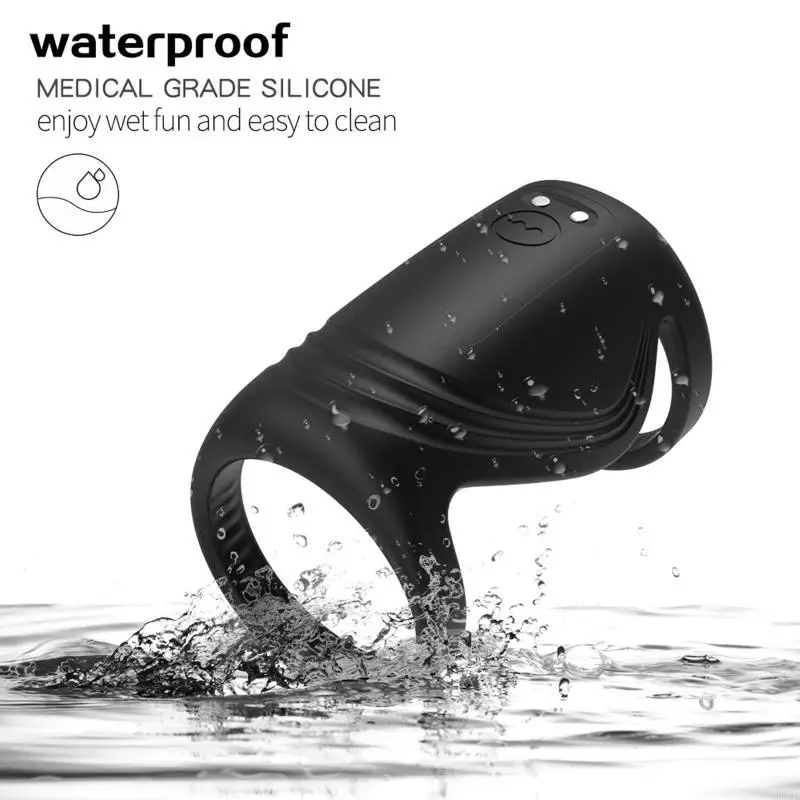 Couples' Vibrating Device with Delay Function Heighten Sensations and Last Longer in Bed for Men Couples