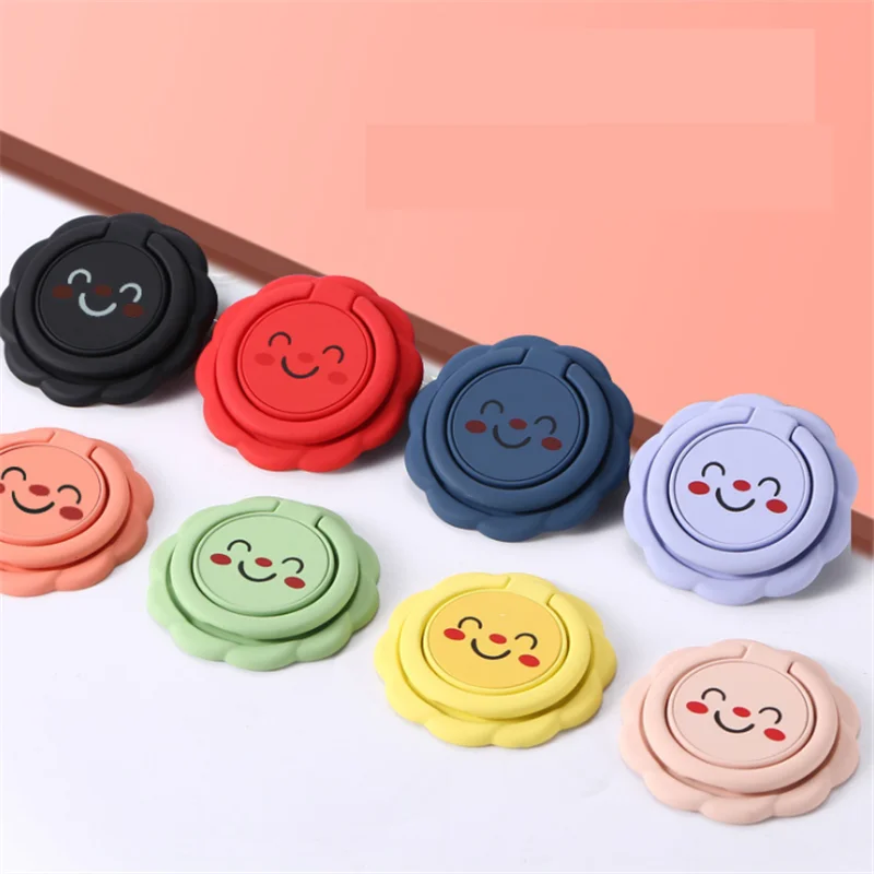 

Многоразовое кольцо на палец с солнечным цветком, красочная металлическая подставка для смартфона, держатель для телефона, подставка для iPhone, Huawei, Xiaomi, все телефоны