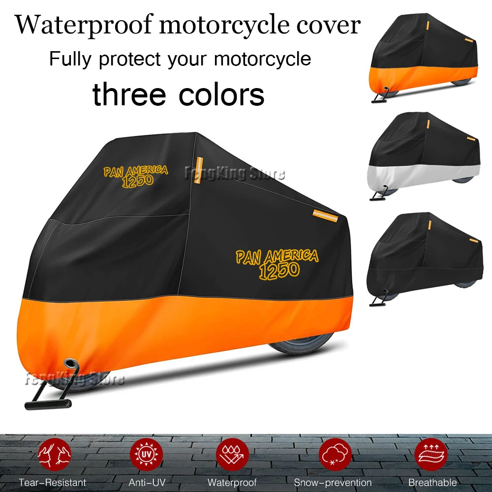

For PAN 1250 Motorcycle Cover UV Protective Dustproof Snowproof Outdoors Rain Motorcycle Waterproof Cover