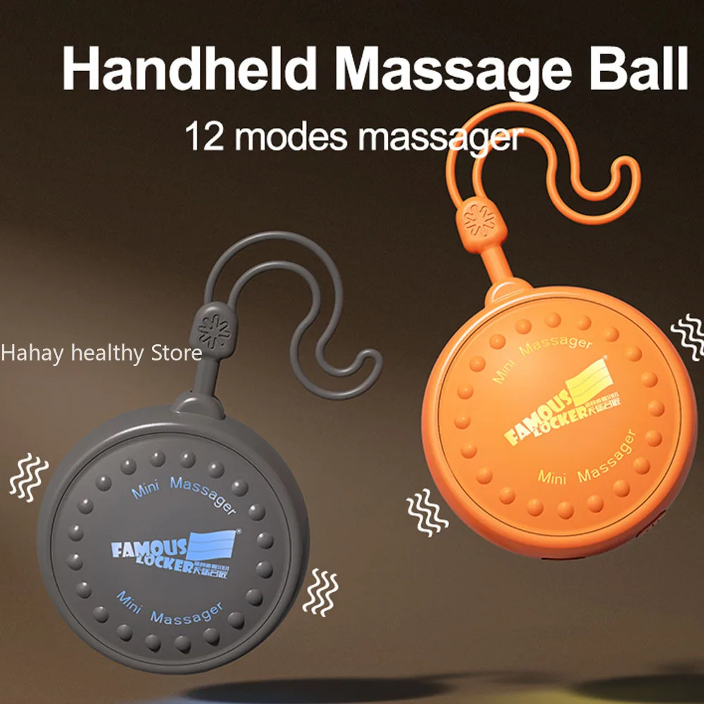 Electric Hand Massage Ball Vibrating Handball Body Massager Roller Muscle Pain Relief Fitness Deep Tissue Kneading Relaxtion