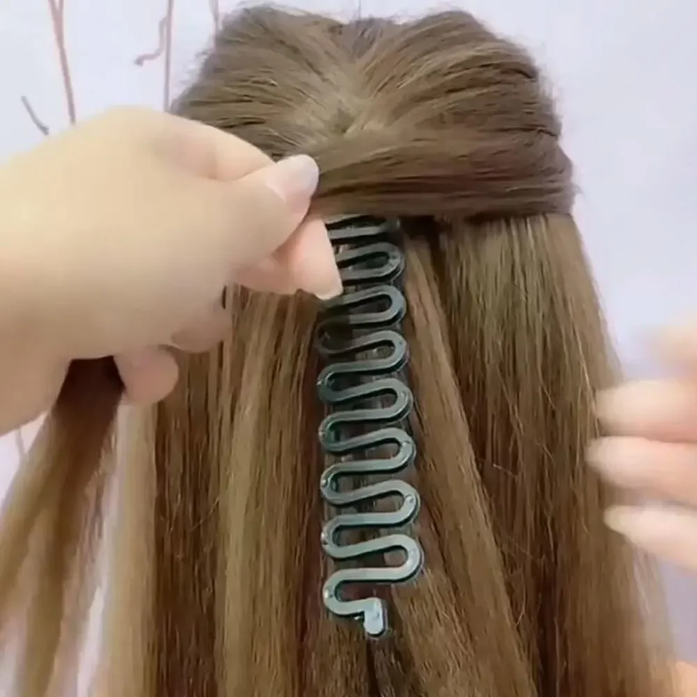 1PC Easy Hair Braiding Tool for Fishtail French & 3-Strand Braids Professional DIY Hair Styling Accessory for Women