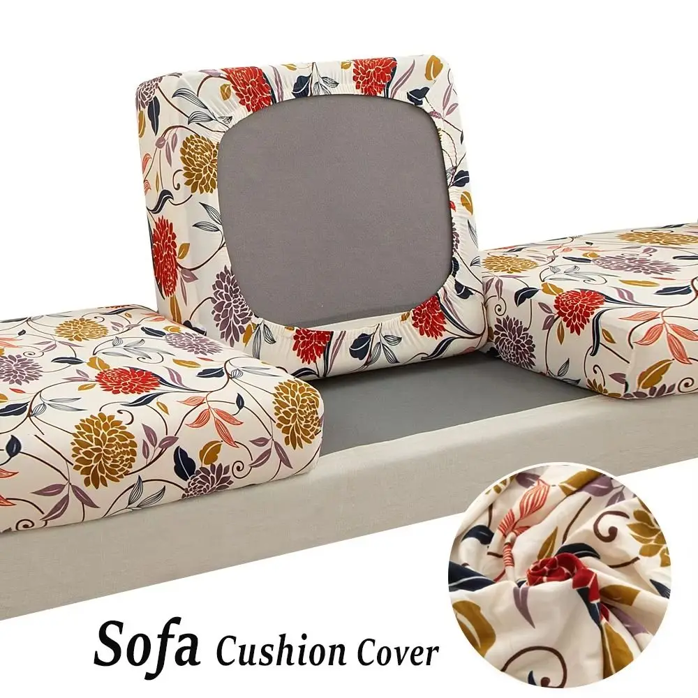 Rainbow Printing Sofa Cushion Cover Elastic L-Shaped Sofa Covers Anti-cat Scratching All-Inclusive Sofa Seat Protector