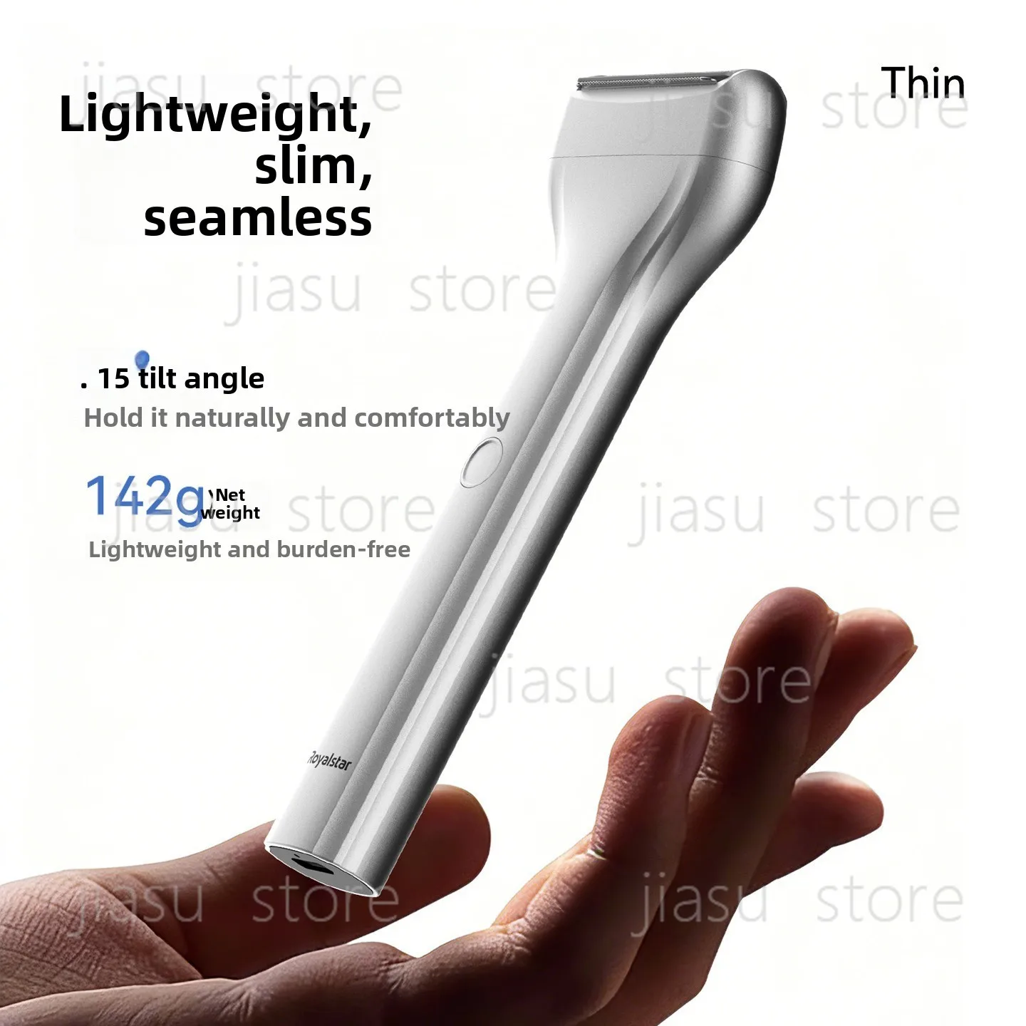 Portable Linear Shaver UltraClean Lite, Rechargeable Electric Razor for Home Car Travel Business Trip