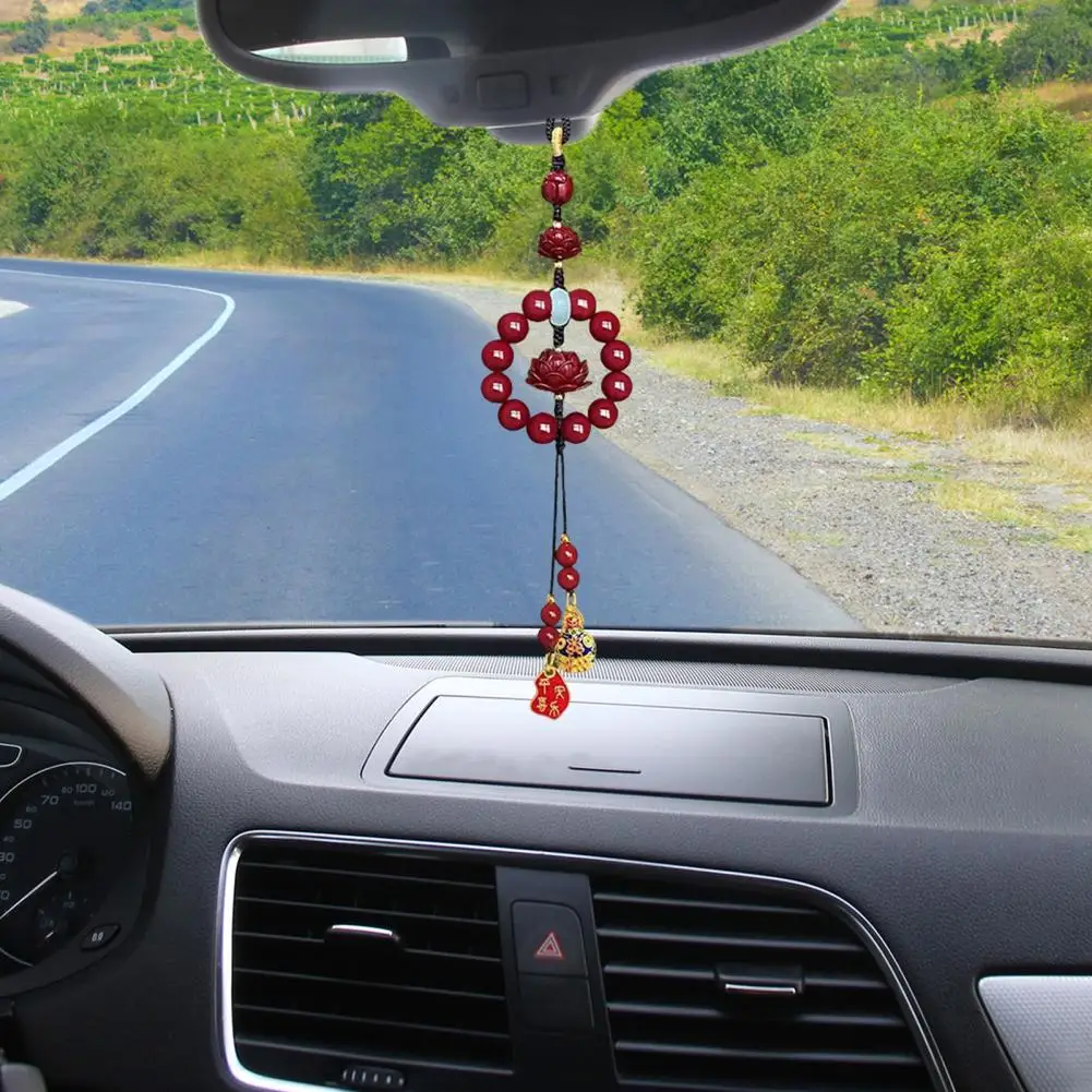 

Automobile Pendant Key Pendant Car Decorative Flower Charm Pendant Beads Auto Hanging Accessory for Automobile Key