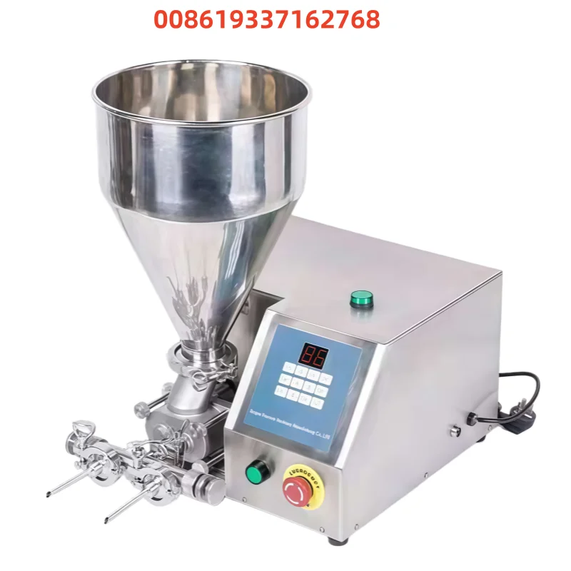 Chocolate Cream Cake Batter Filling Injection Machine Sandwich Cake Cream Filling Machine Puff Chicken Rolls Jam Chocolate Jam