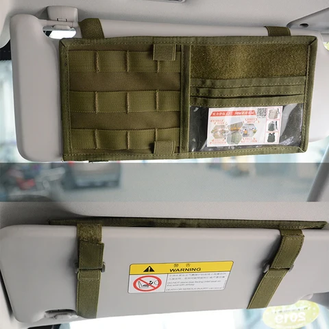 Органайзер на солнцезащитный козырек автомобиля Molle — изображение продукта