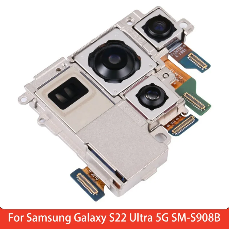 Full Set Front Rear Camera for Samsung Galaxy S22 Ultra 5G SM-S908B Backside Camera Module Spare Parts