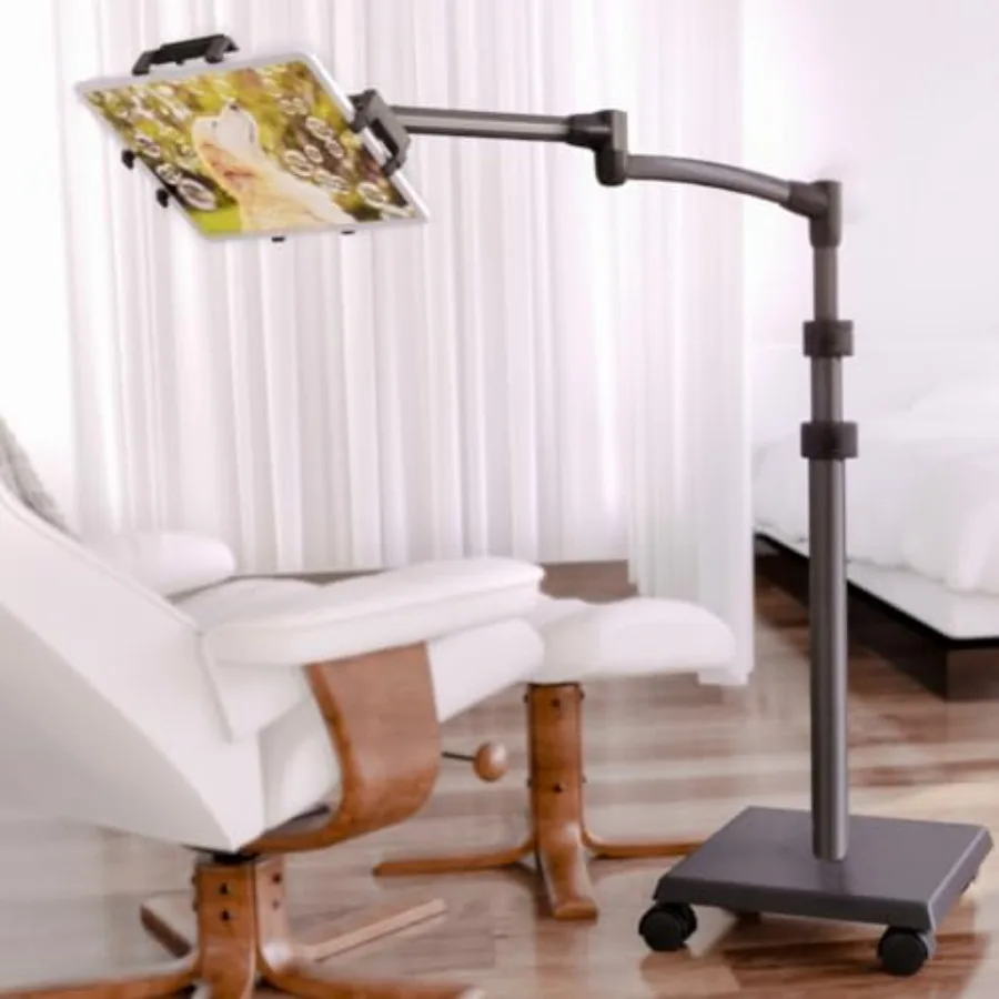 

Подставка для планшета G2 Premium с 5-осевым регулируемым кронштейном для iPad, Kindle, Samsung, регулировка высоты от 30 до 56 дюймов, для чтения без помощи рук